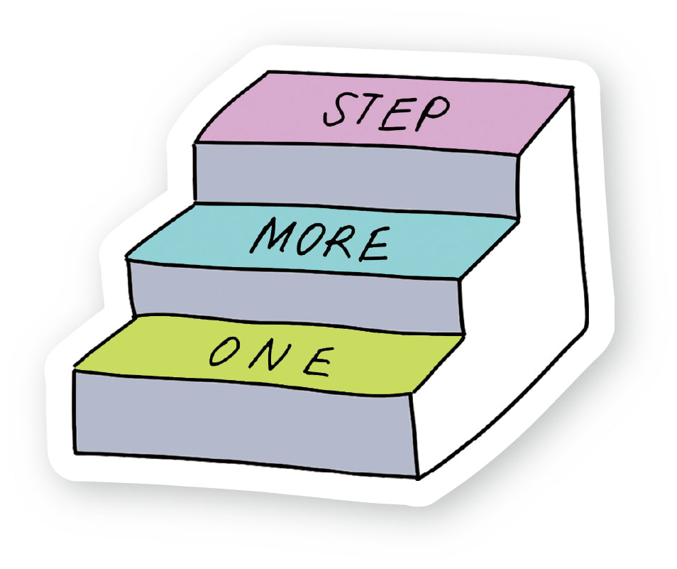 One more step sticker