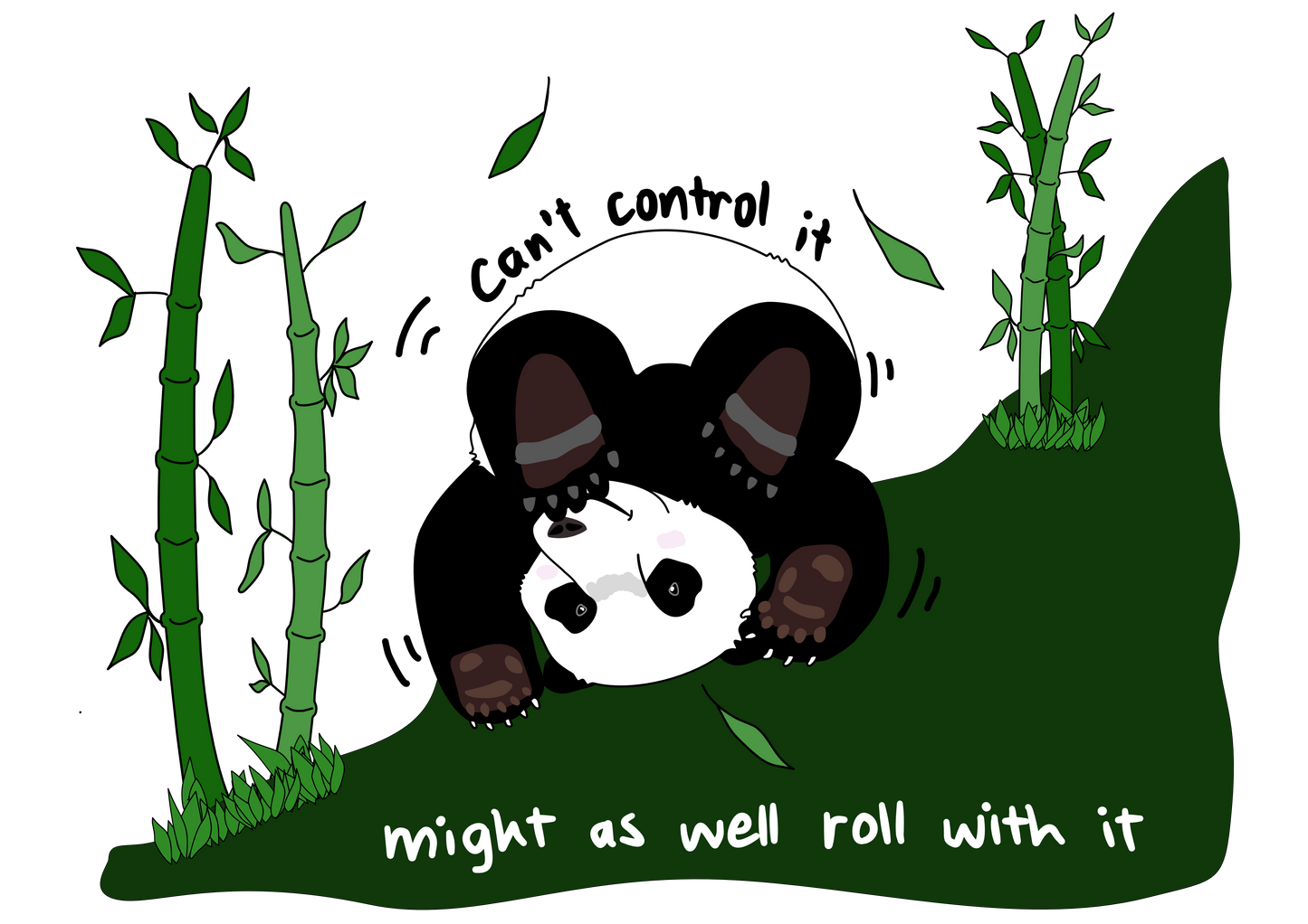 Rolling panda T-shirt