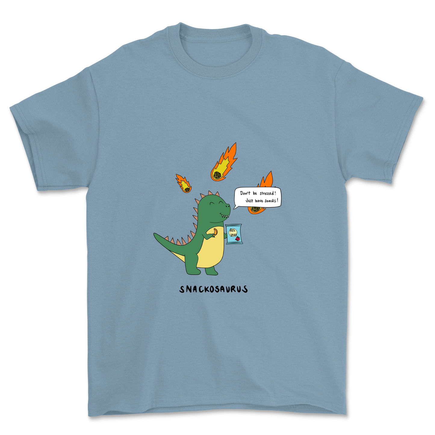 Snackosaurus t-shirt