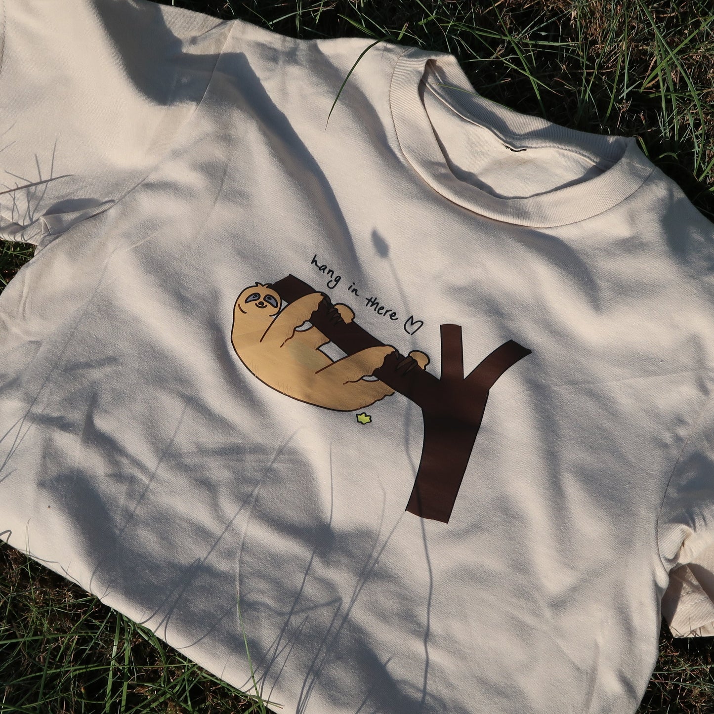 Hang in there sloth t-shirt
