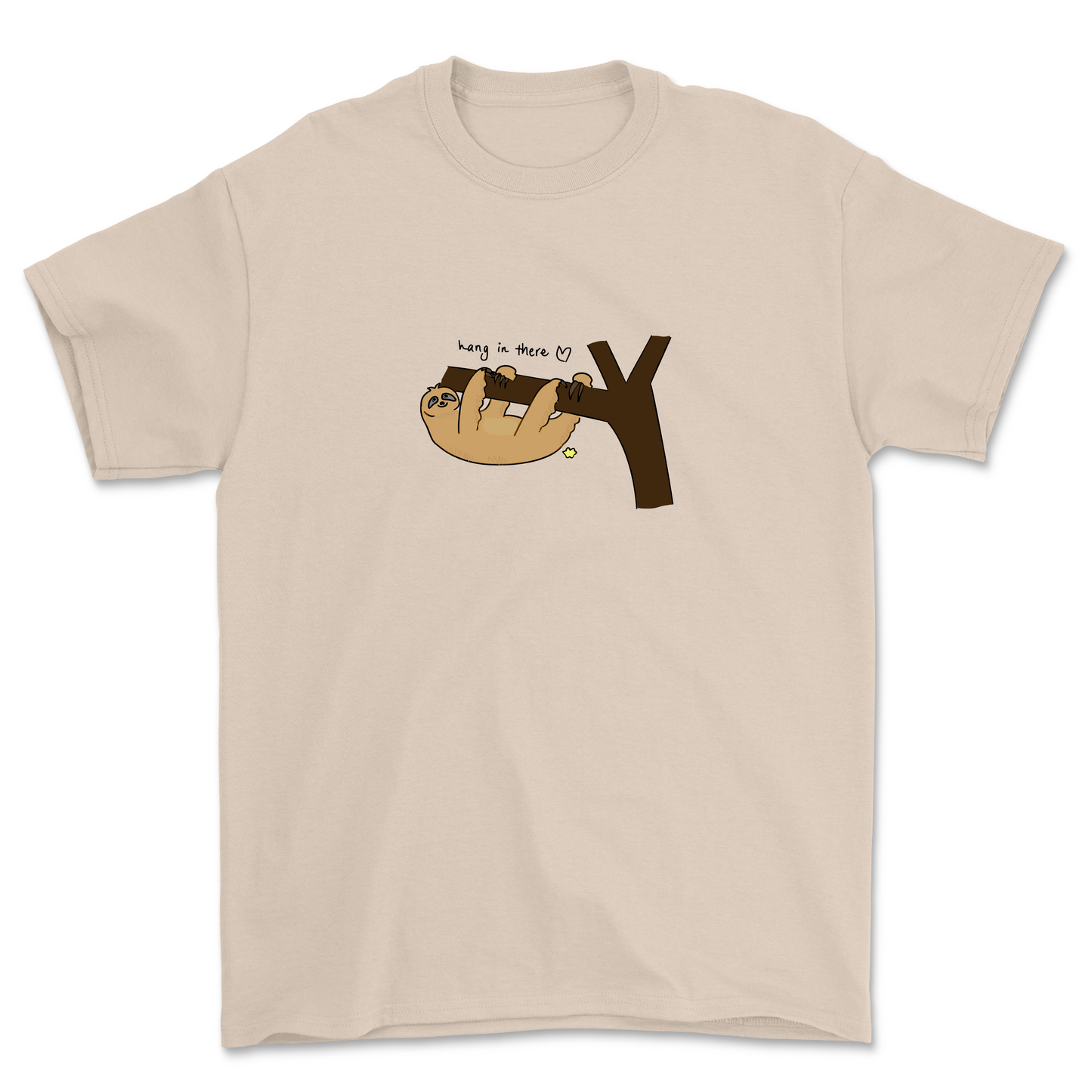 Hang in there sloth t-shirt